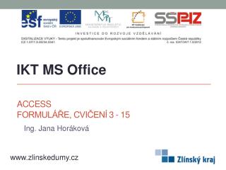 Access Formuláře, cvičení 3 - 15