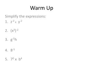 Warm Up
