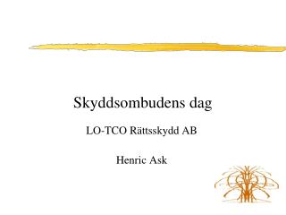 Skyddsombudens dag