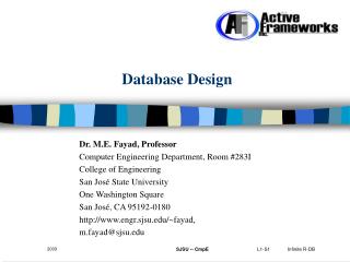 Database Design