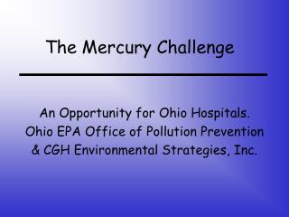 The Mercury Challenge