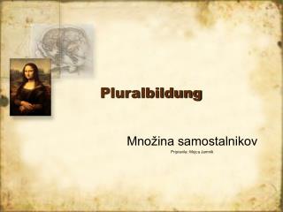 Pluralbildung
