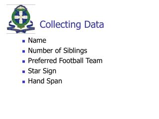 Collecting Data