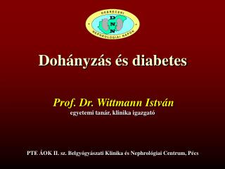 Dohányzás és diabetes