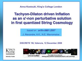 Tachyon-Dilaton driven Inflation as an α '-non perturbative solution