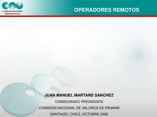 OPERADORES REMOTOS