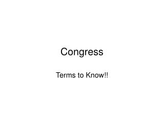 Congress