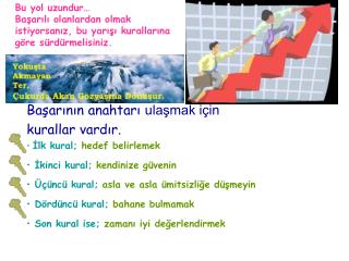 Bu yol uzundur…