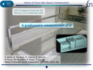 A gradiometric measurement of G