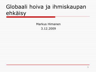 Globaali hoiva ja ihmiskaupan ehkäisy