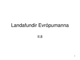Landafundir Evrópumanna
