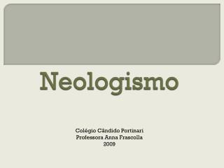 Neologismo