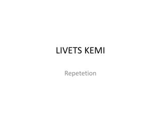 LIVETS KEMI