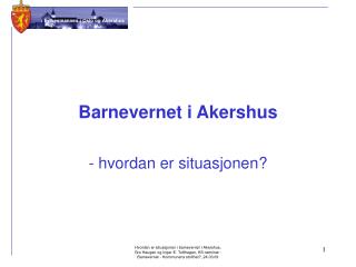 Barnevernet i Akershus