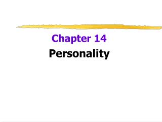 Chapter 14 Personality