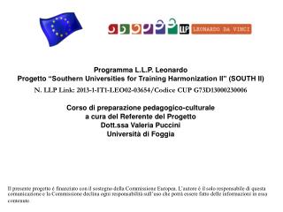 Programma L.L.P. Leonardo