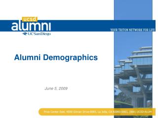 Alumni Demographics