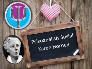 Psikoanalisis Sosial Karen Horney