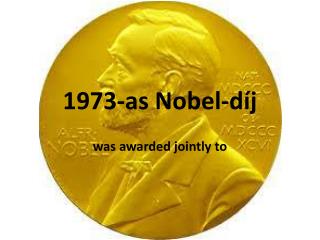 1973-as Nobel-díj