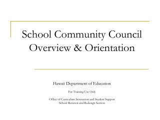 Objectives: