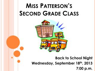 Miss Patterson’s Second Grade Class
