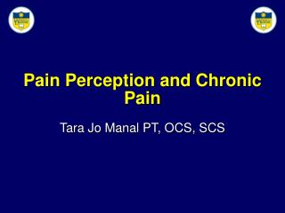 Pain Perception and Chronic Pain