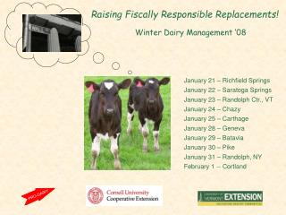 Raising Fiscally Responsible Replacements!