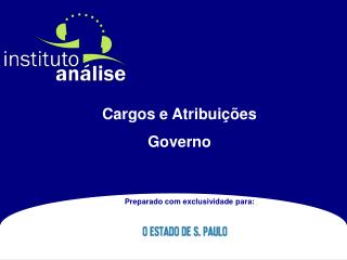 Cargos e Atribuições Governo