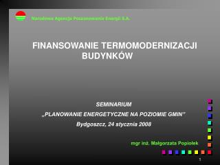 Narodowa Agencja Poszanowania Energii S.A.