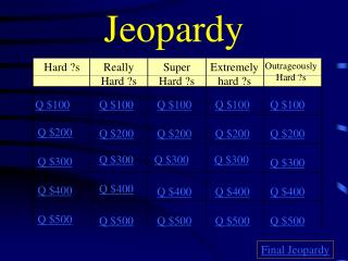 Jeopardy