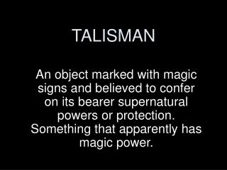 TALISMAN