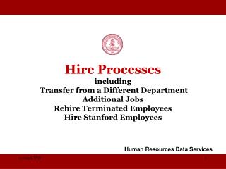 Human Resources Data Services