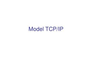 Model TCP/IP