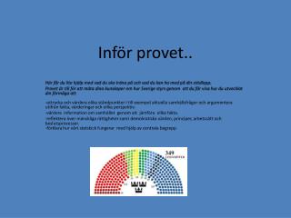 Inför provet..