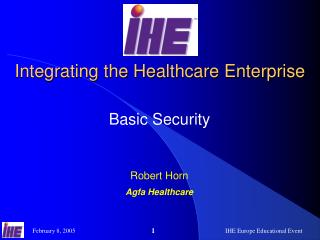 Integrating the Healthcare Enterprise