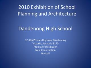 Dandenong High School