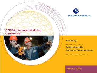 CERBA International Mining Conference