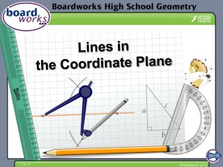 Lines in the Coordinate Plane