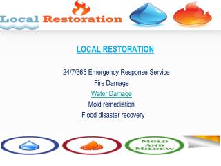 Local Restoration | flood damage