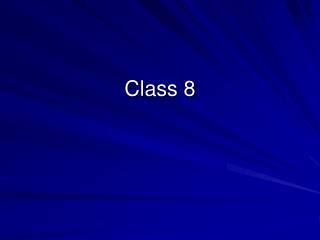 Class 8