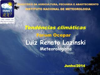 Tendências climáticas