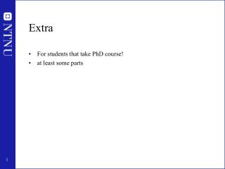 Extra