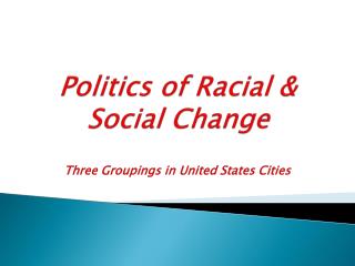 Politics of Racial &amp; Social Change