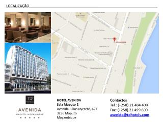 HOTEL AVENIDA Sala Maputo 2 Avenida Julius Nyerere , 627 3236 Maputo Moçambique