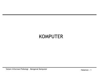 KOMPUTER