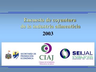 Encuesta de coyuntura de la industria alimenticia