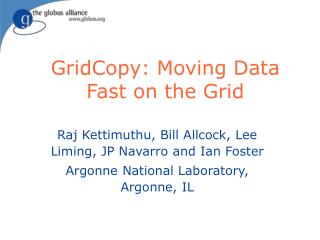 GridCopy: Moving Data Fast on the Grid