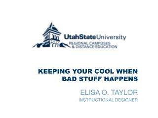 KEEPING YOUR COOL WHEN BAD STUFF HAPPENS