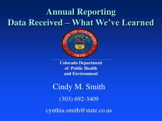 Annual Reporting Data Received – What We’ve Learned