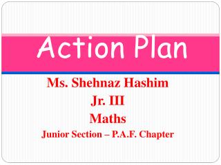 Action Plan
